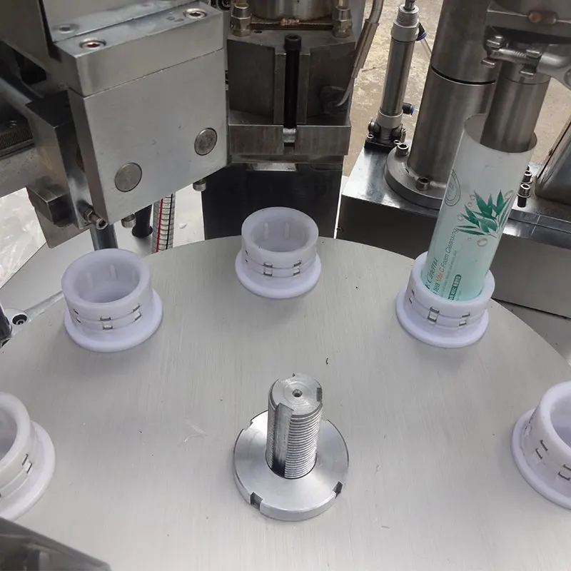 Semi Automatic Toothpaste Soft Cosmetic Cream and Sealing Plastic Tube Filling Machine