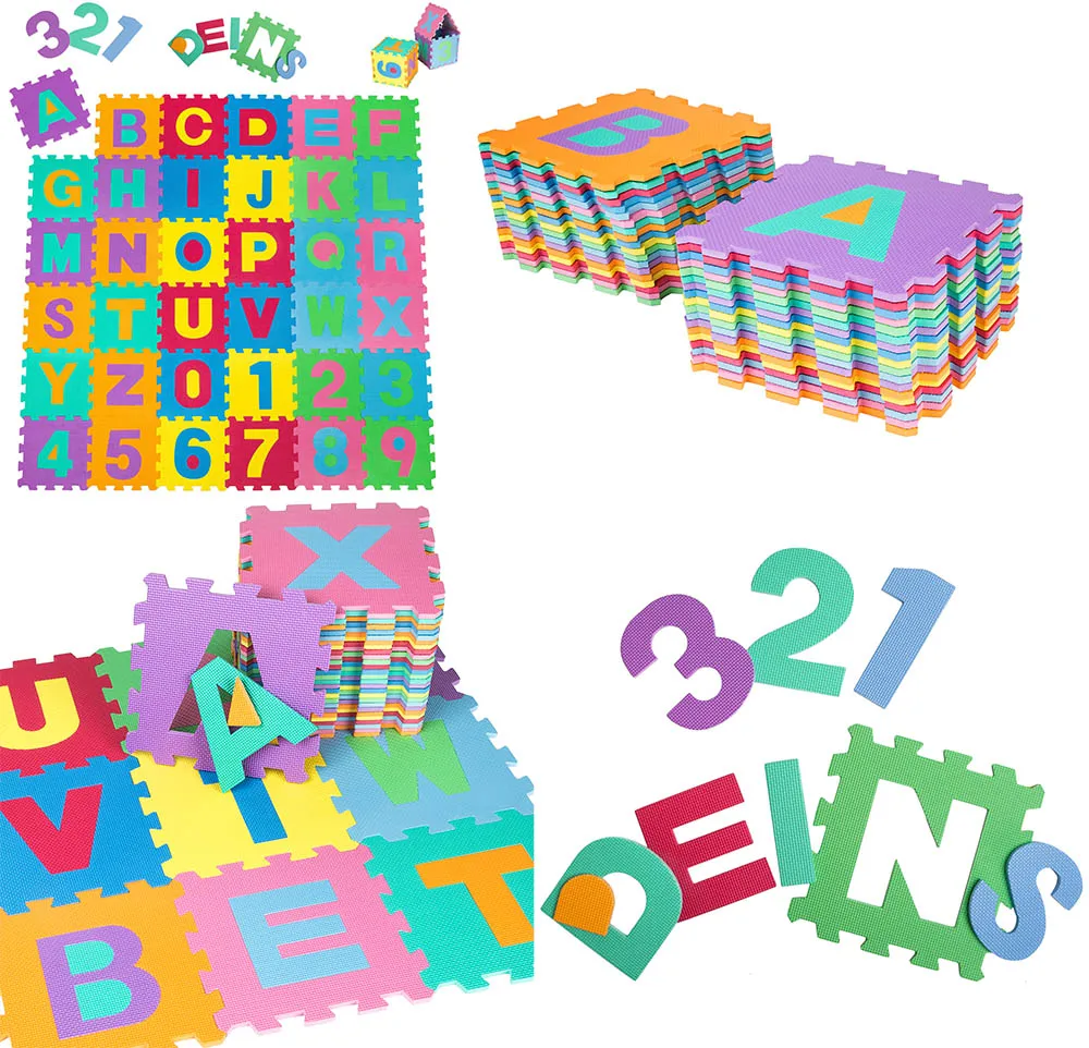Linyi Queen 30x30cm Eva Puzzle Exercise Floor Interlocking Mat Non Slip