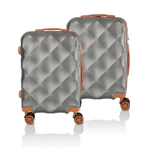 Ultra-Light 20inch Travel Suitcase & 24inch Zipper Shockproof & Waterproof Small Luggage with TSA Bag Main Material PP Polyester