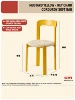 Amarillo brillante - cojín de asiento tapizado