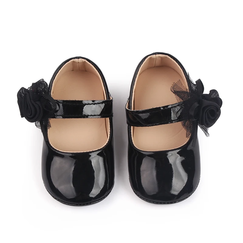 High Quality Soft PU Leather Baby Toddler Girl Shoes Prewalker Girl Shoes 2025 factory