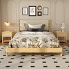 Beige + Natural + MDF + Pine + 3 Piece Set