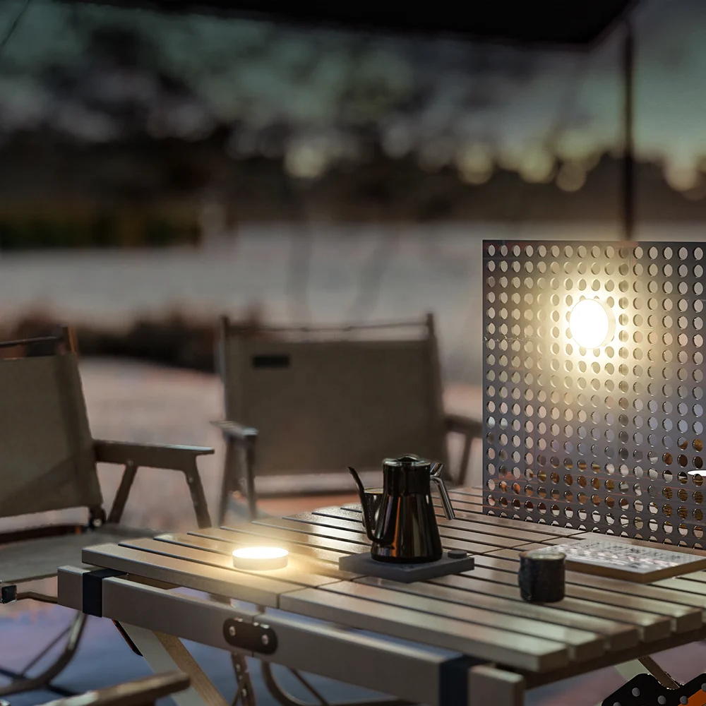 Hot-selling LED Camping Lamp ABS Material Night Lights, USB Rechargeable