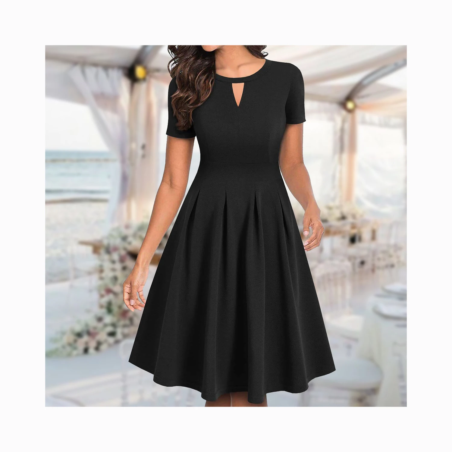 Women Stretchy Floral Three Quarter 