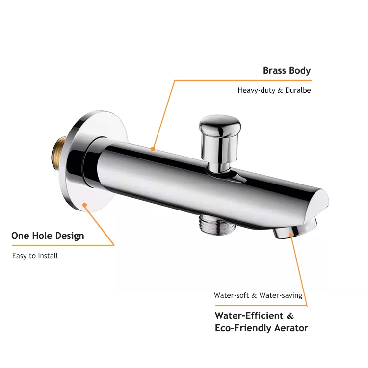 Wall Mount Bathtub Spout Taps Waterfall Shower Faucet Bath Spout For Bathroom Buy Bathtub