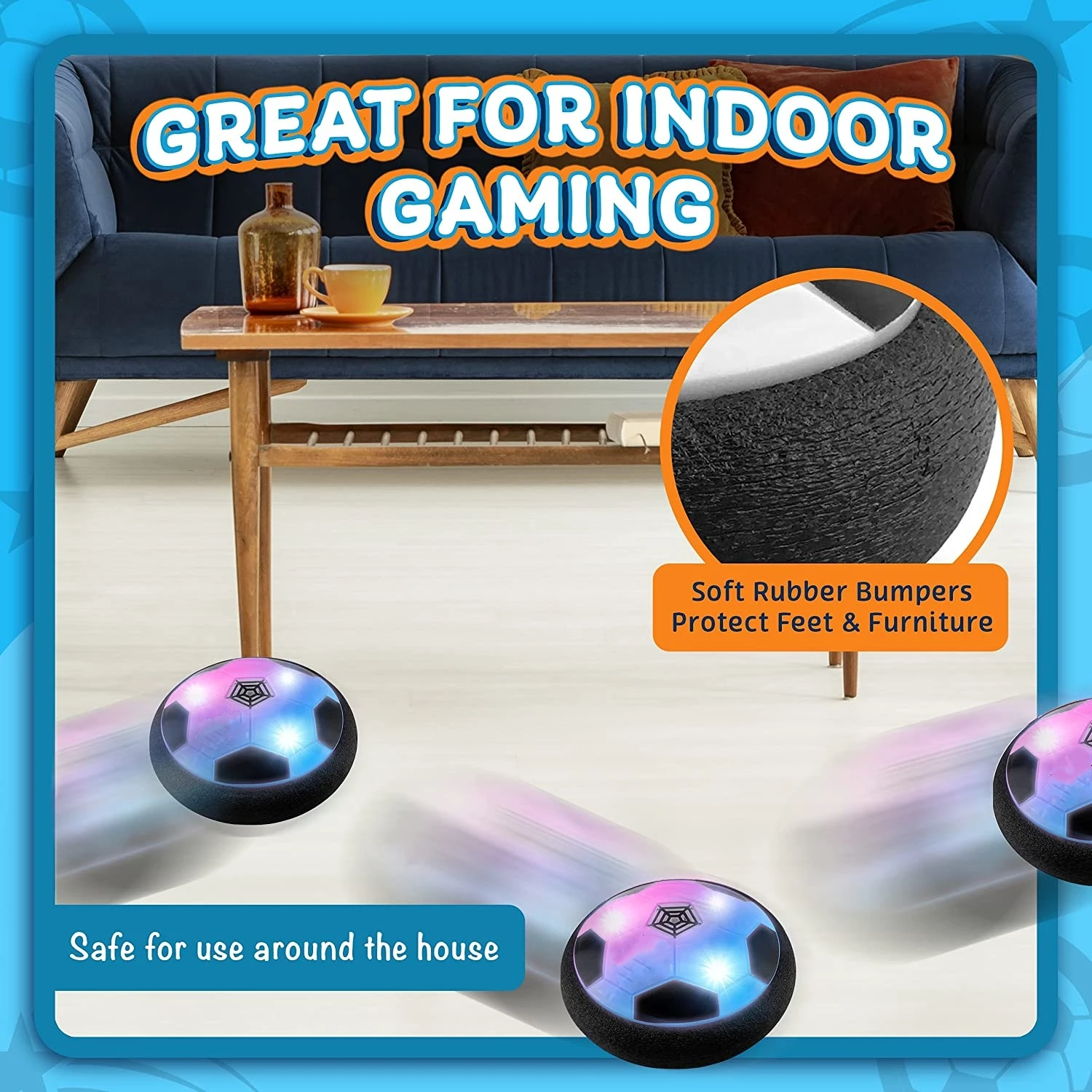 Игрушки для мальчиков Светодиодный линейный футбольный мяч левитационный тренировочный с воздушной силой мячи игры в футбол игрушечные