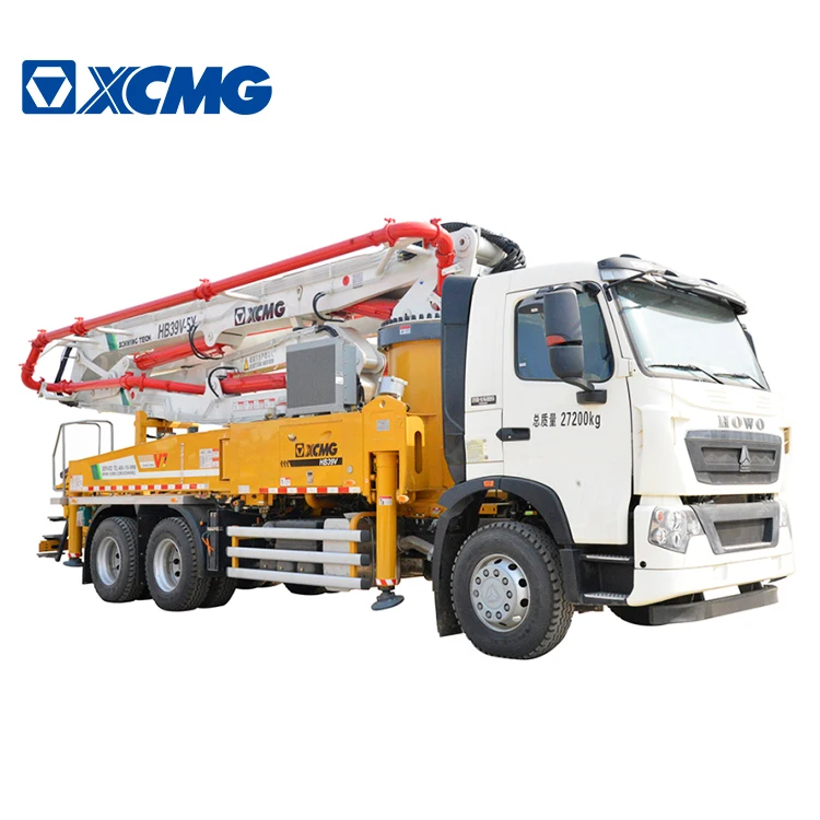 XCMG официальный HB39V 39m Китай бетононасос грузовик с насосом