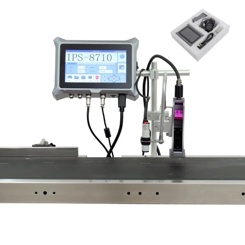 Cheap Price Small TIJ Printer 7 Inch / 4 Inch Touch Screen Small TIJ Printer  for Production Date Batch Number Coding Machine