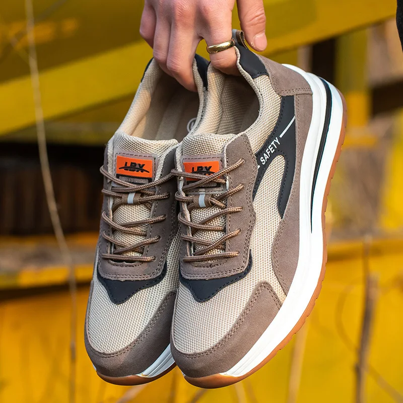 Blackrock Newark S1-P Lightweight Safety Trainers, Anti Static Leather