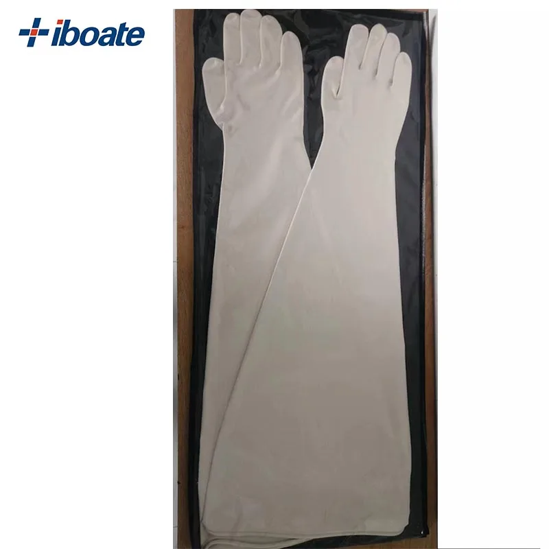 Heavy EPDM Safety Gloves with Isolator Box Long Sleeves Dry Box Wide