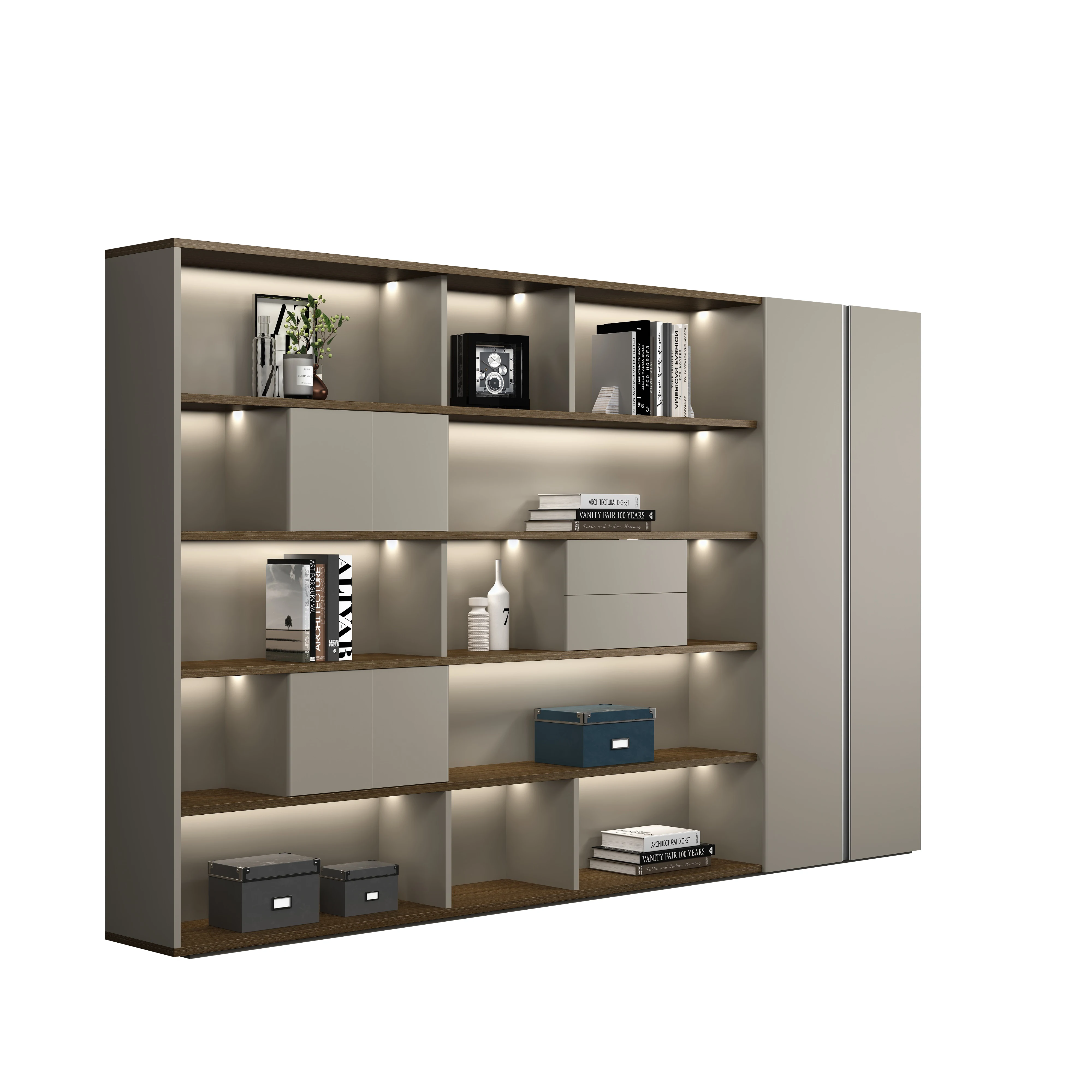 L Shaped Branded Manager Office Desk - Luxury Design