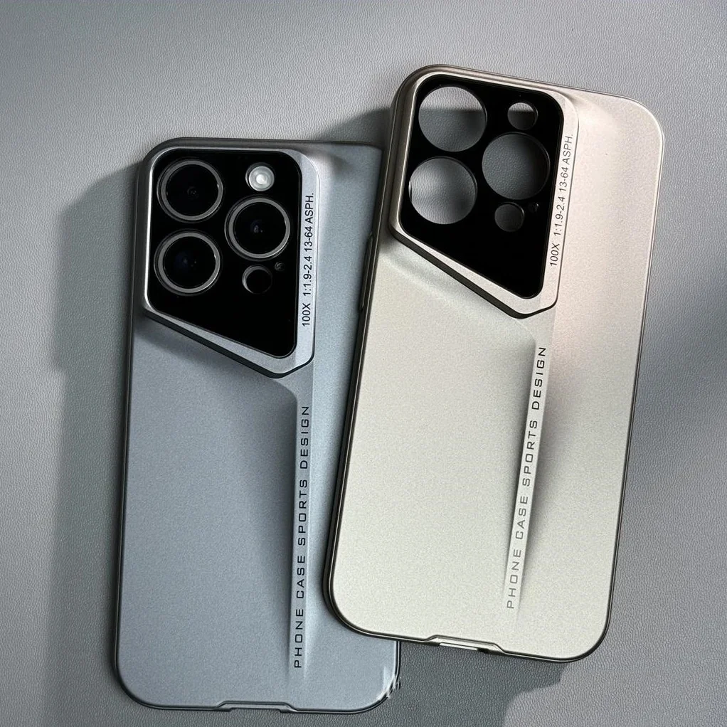 Slim Fit Exquisite Personality Cool Shockproof Wireless Charging Phone Cover for iphone 14 15 16 Pro Max case