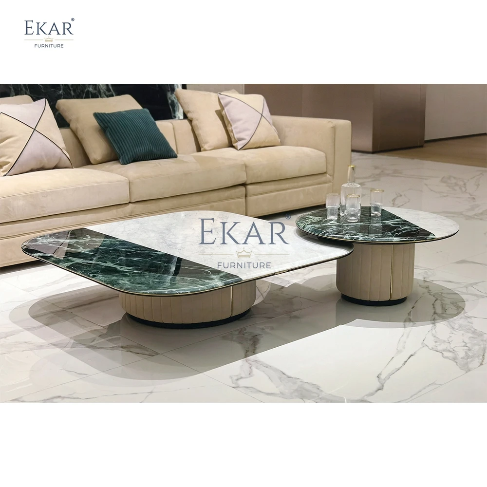 product new modern design style marble living room combination coffee table living room table-61