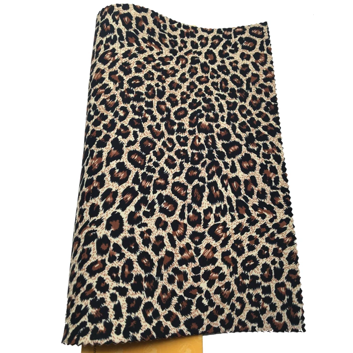 Odorless Leopard Patterned Printed Fabric Neoprene Rubber Sheets for Bags Waterproof 5mm 7mm