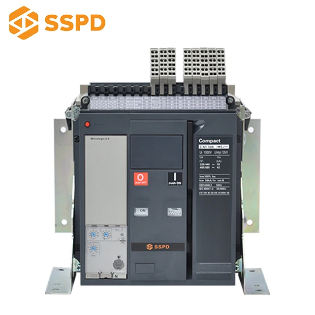 High Quality Cnt Circuit Breaker Of Acb 1600a 3p Fixed Type Nt16h1 ...