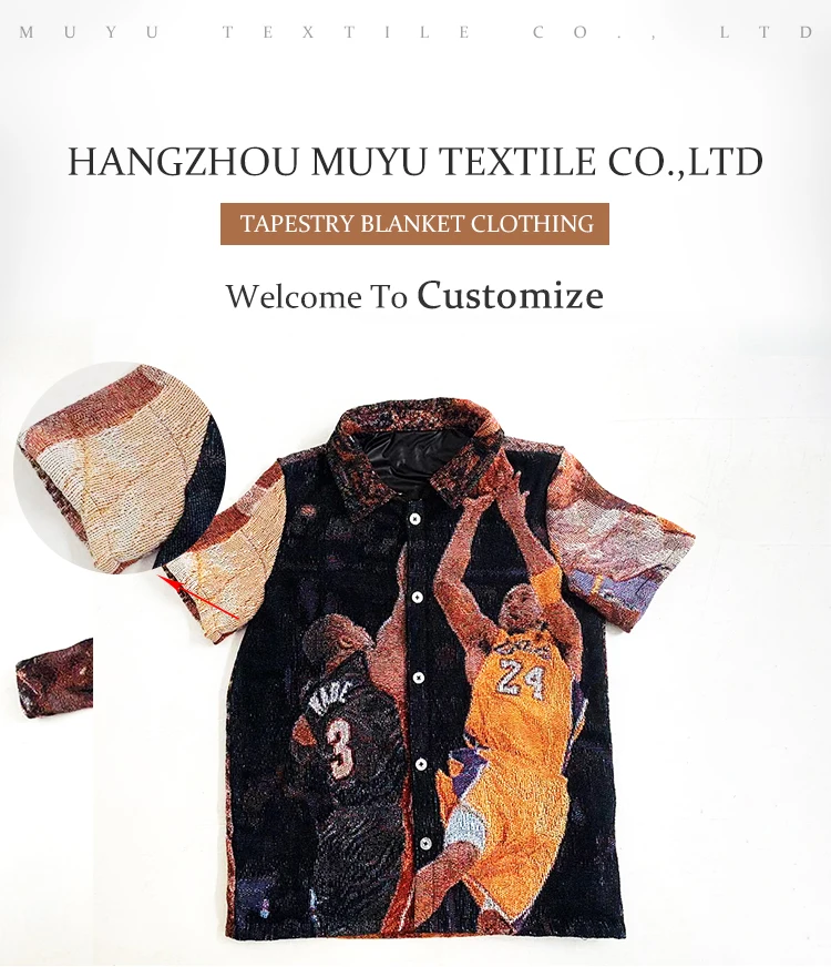 Customization Tapestry Clothing T Shirt Woven Blanket Sweater Tapestry