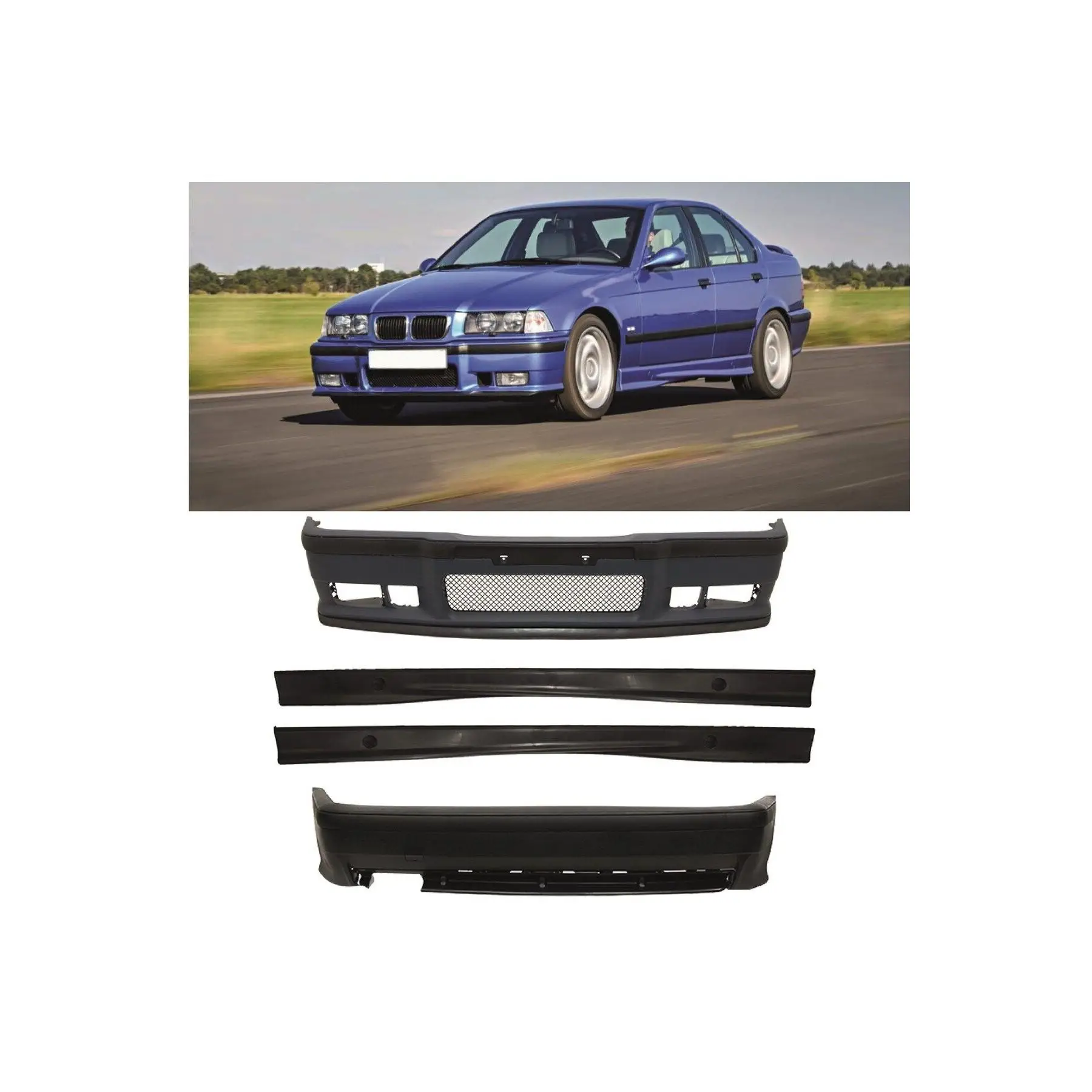 Bmw E36 Body Kit Complete M3 M Tech 1991-1998 - Buy Bmw E36 Body Kit M3 ...