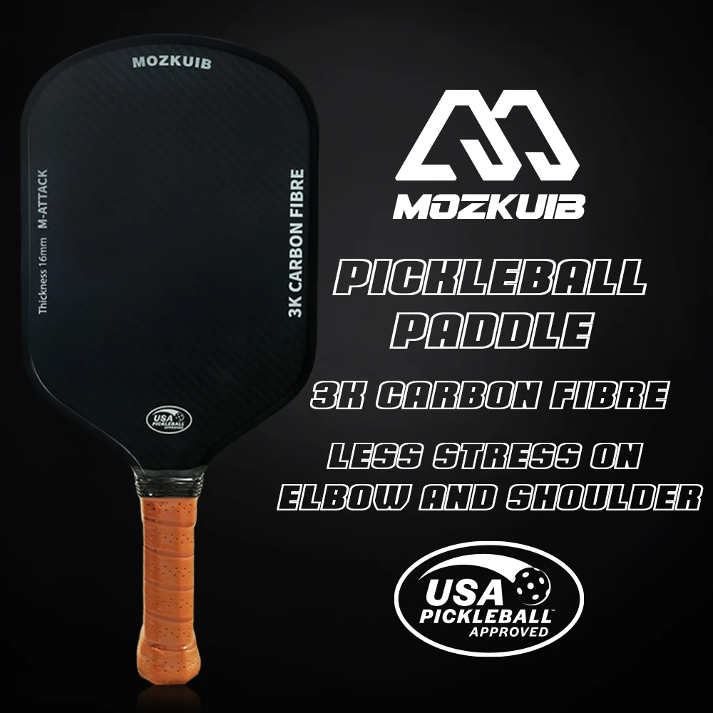 ピックルボール  パドル MOZKUIB 3KCarbon Fiber Amazon.com : MOZKUIB Carbon Fiber Pickleball Paddle, 3K