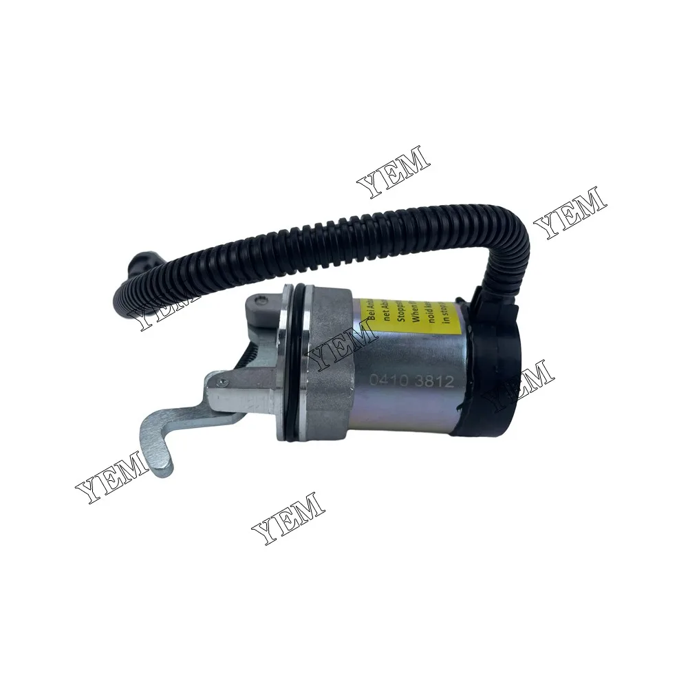 F4L1011 Shutdown Solenoid 0410-3812 for Deutz Diesel Tractor Motor Engine for Deutz Shutdown Solenoid