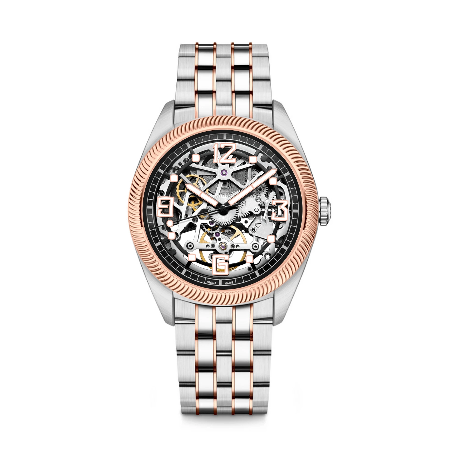 2025 Business Hollow Advanced  Movement 3 Waterproof Men's Mechanical Watch