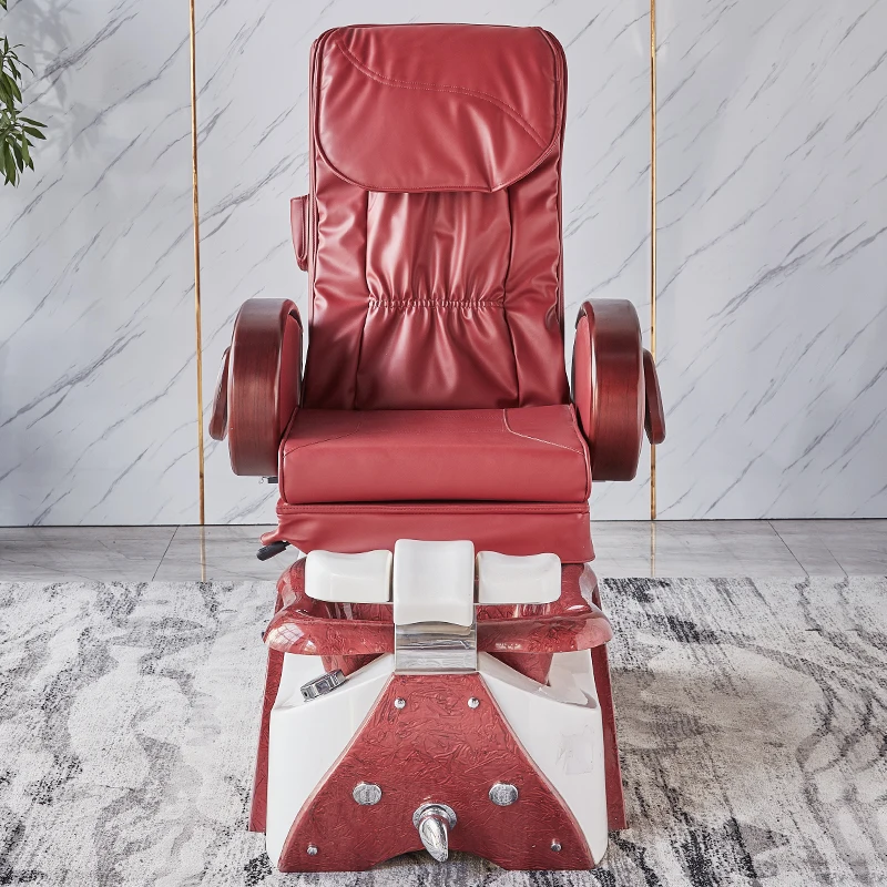 Wholesale Luxury Healths PU Cover Acrylic Fiberglass 2023 Pedicure Chair