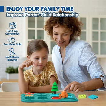 Giochi di costruzione stradale logica, gioco da tavolo per famiglie STEM, grandi casseforti intelligenti educativi Puzzle di giocattoli, Early Montessori  26