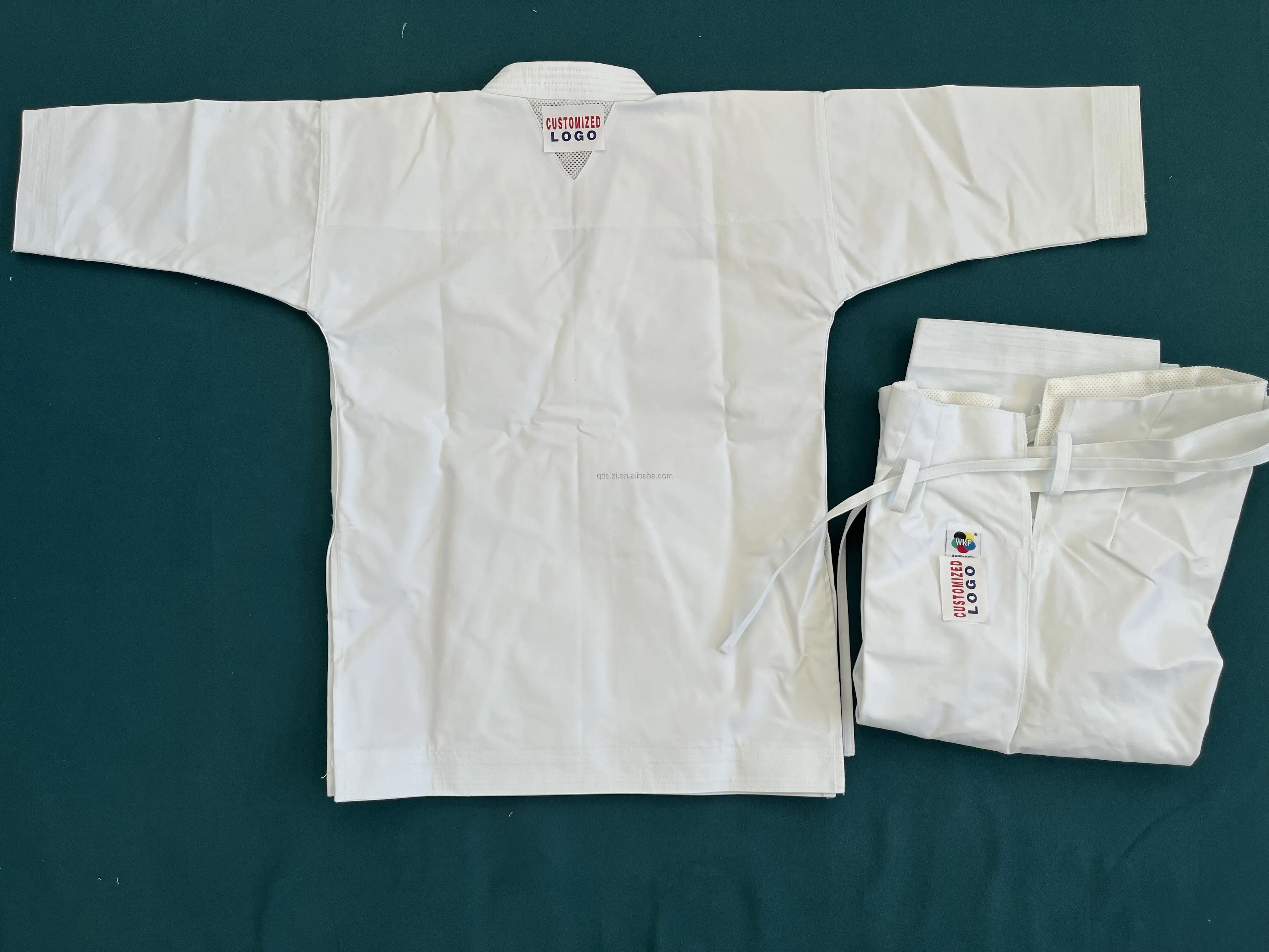 Wkf Karate Uniform Canvas Fabric Kata Gi Customized Adults Kids Kata