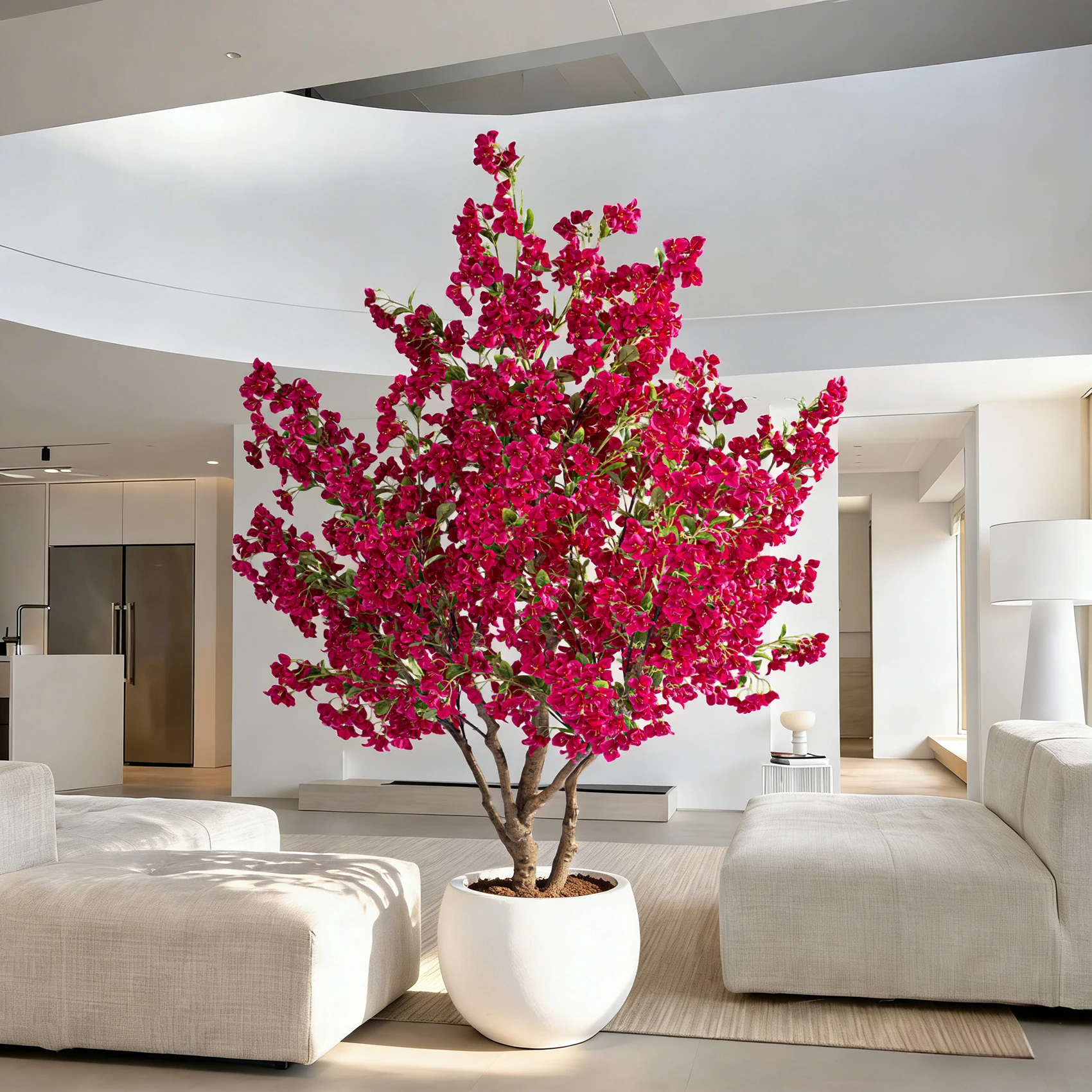 Vibrant Red Bougainvillea Artificial Plant for Home/Hotel/ Wedding Decoration