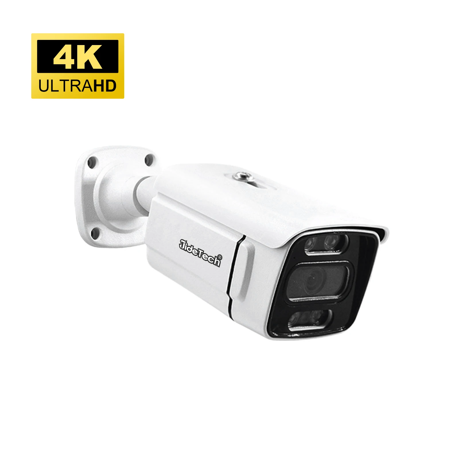 JideTech 8MP 30fps Outdoor Security Camera IP Camera Support Full Color Night Vision HD Surveillance Camera