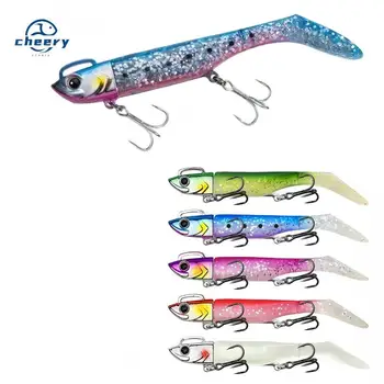 CHEERY 83.5mm Popper Plastic Lure Topwater Baits Bass Trout Shark Squid Ocean Boat Fishing Artificial Hard Bait – Popper – view 2
