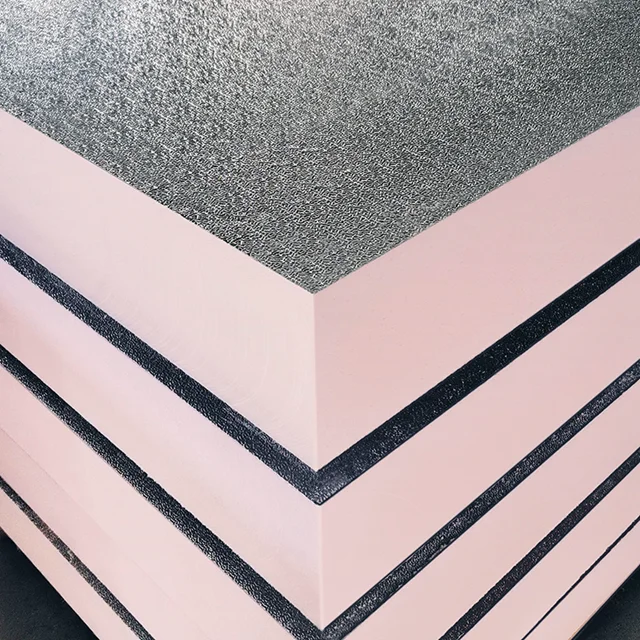 High Density Closed Cell Pir Hard Insulation Board With Aluminium