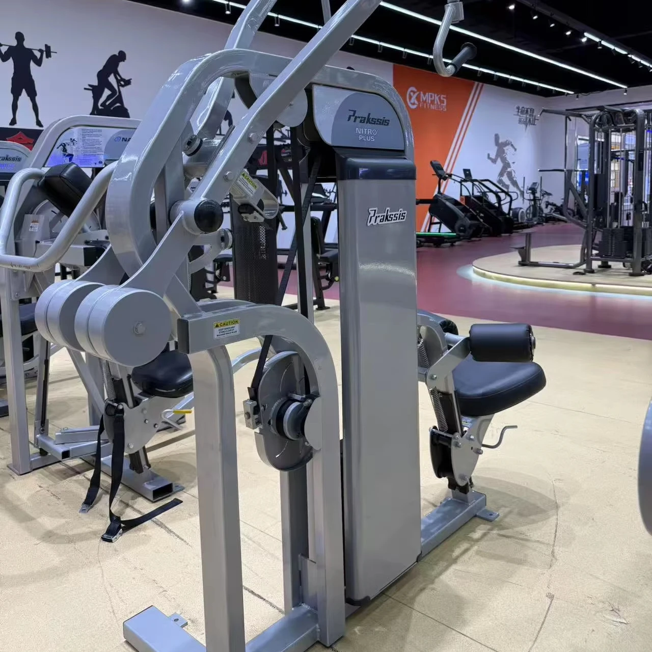PRAKSSIS CXN001 Gola Back Muscle Trainer Loaded Raise Machine with Adjustable Features for Shoulder Fitness Equipment