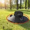 Gorra de ventilador con aro de acero - 2 ventiladores - nota de color