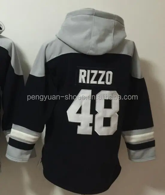 Wholesale Best Quality #99 Aaron Judge #48 Anthony Rizzo #2 Derek Jeter #3  Babe Ruth American Baseball Sweater Hoodie From m.