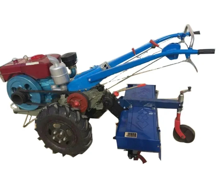 Hand 2WD Walking Tractor 15HP Cheap Price Small  Walking Tractor With Mower