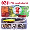 Lure baits-62 pieces-fishing line