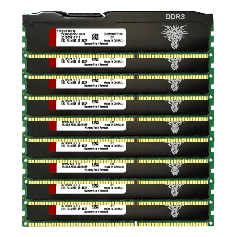 Новейший продукт DDR3 PC3-12800 1600 Non ECC DDR3 16 ГБ/4 ГБ/8 ГБ 1333 1600 1866 оперативной памяти Устройство чтения карт памяти PC DDR3 оперативная память программным управлением) с хорошей производительностью, с твёрдыми руководствами