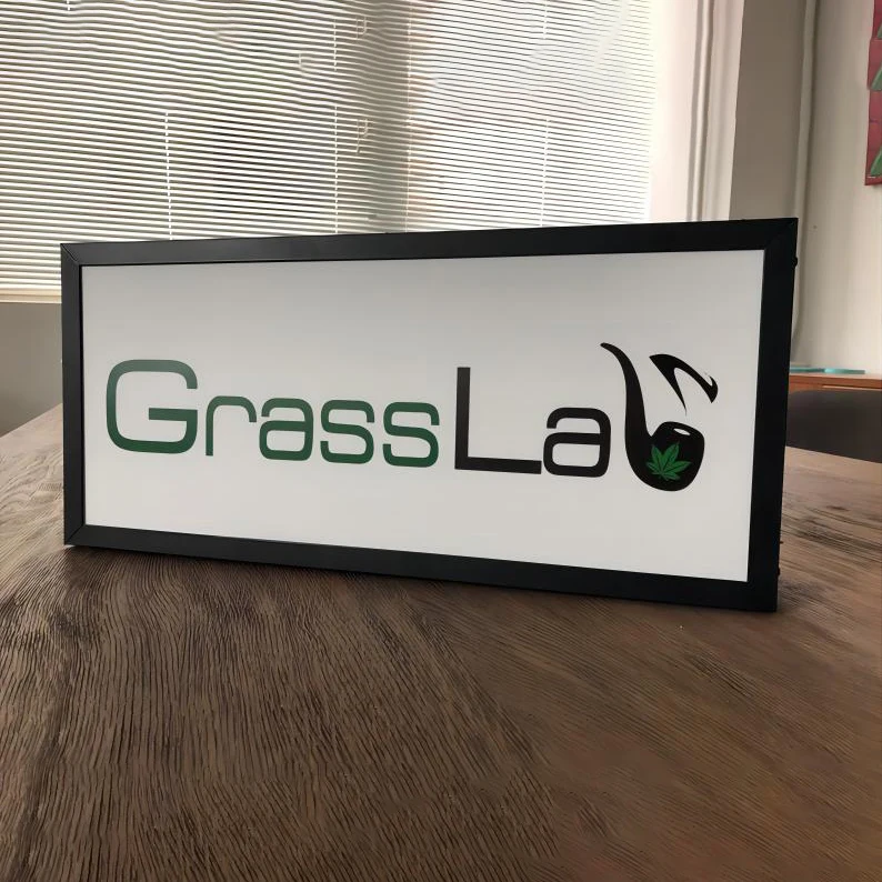 Custom LED Light Box Sign Board LED Company Sign Double Sided Street Signage