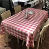 Offre spéciale "Petit Déjeuner Offert" - motif à carreaux rouge vif et blanc
