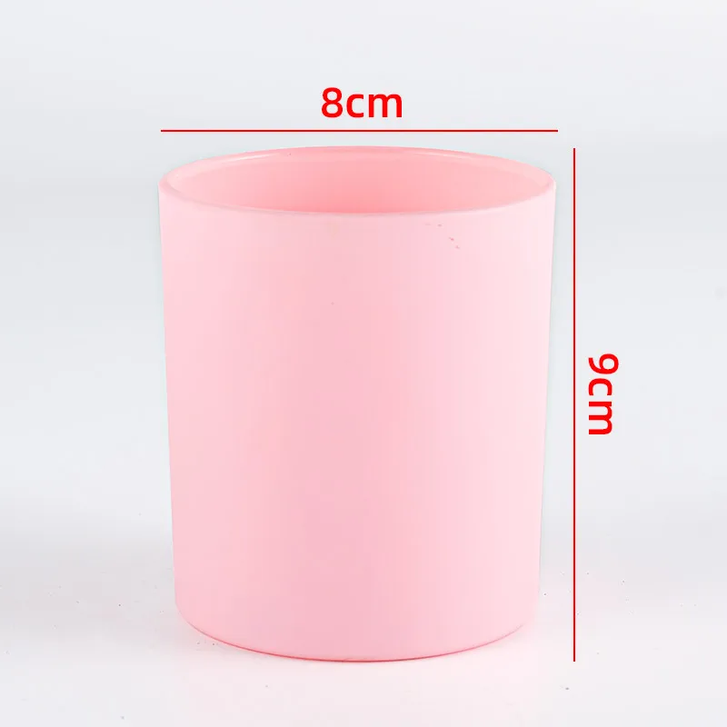 Luxury Iridescent Rainbow Empty Glass Candle Jar - CC