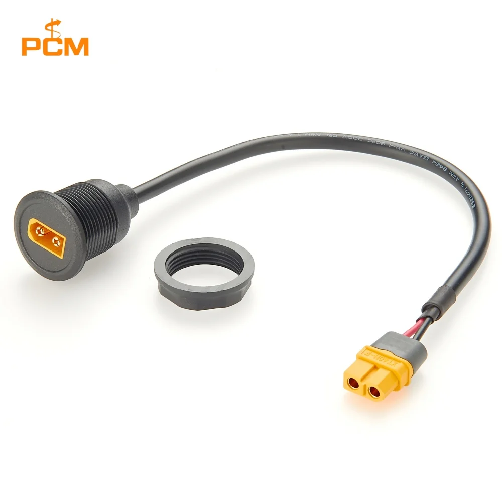 Lot De 4 Câbles XT60 Mâle/Femelle - 12AWG, 15 Cm - Pour Drones, Avions RC, Batteries LiPo