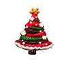 red Christmas trees