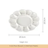 White 8-inch Plum 13-Well Palette