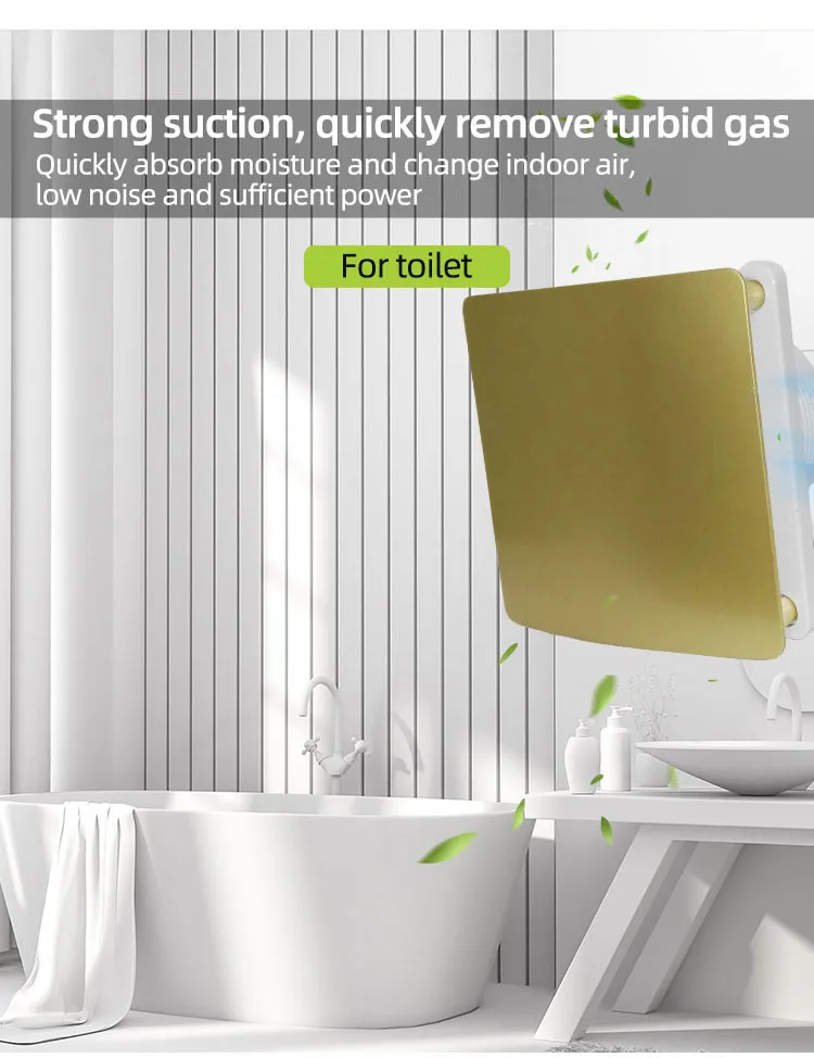 Low-noise Bathroom Exhaust Fan, SEICOI, ABS, 100mm/4", IPX4 - detail 8