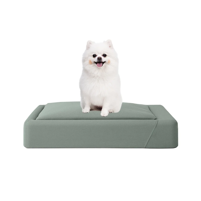 Wholesale hundebett soft warm waterproof inner liner foldable small memory egg crate foam orthopedic cat dog couch pet sofa bed