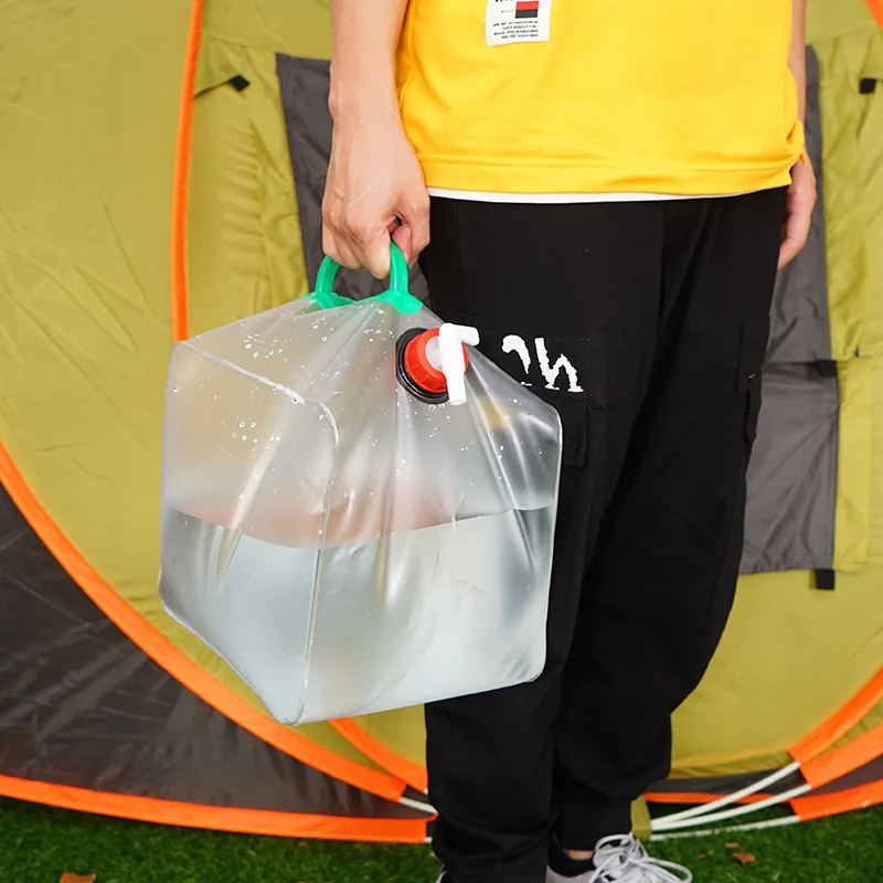 Collapsible Water Container 5 Gallon/20l Portable Cube Water Bag Food