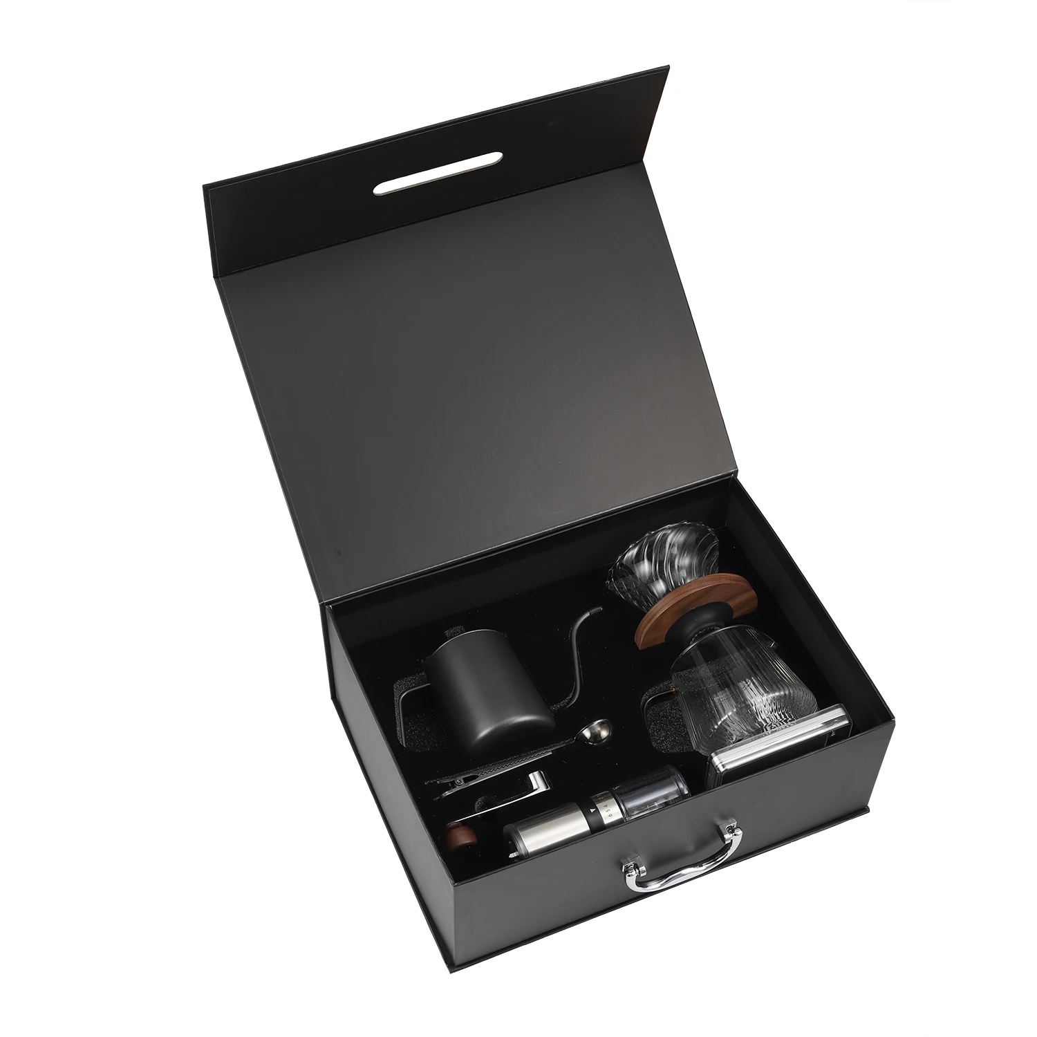 Набор для кофе V60, керамическая кофемолка, чайник с капельным фильтром, дорожный мешок, подарочный набор, инструменты для бариста, наборы для кофе и чая эспрессо