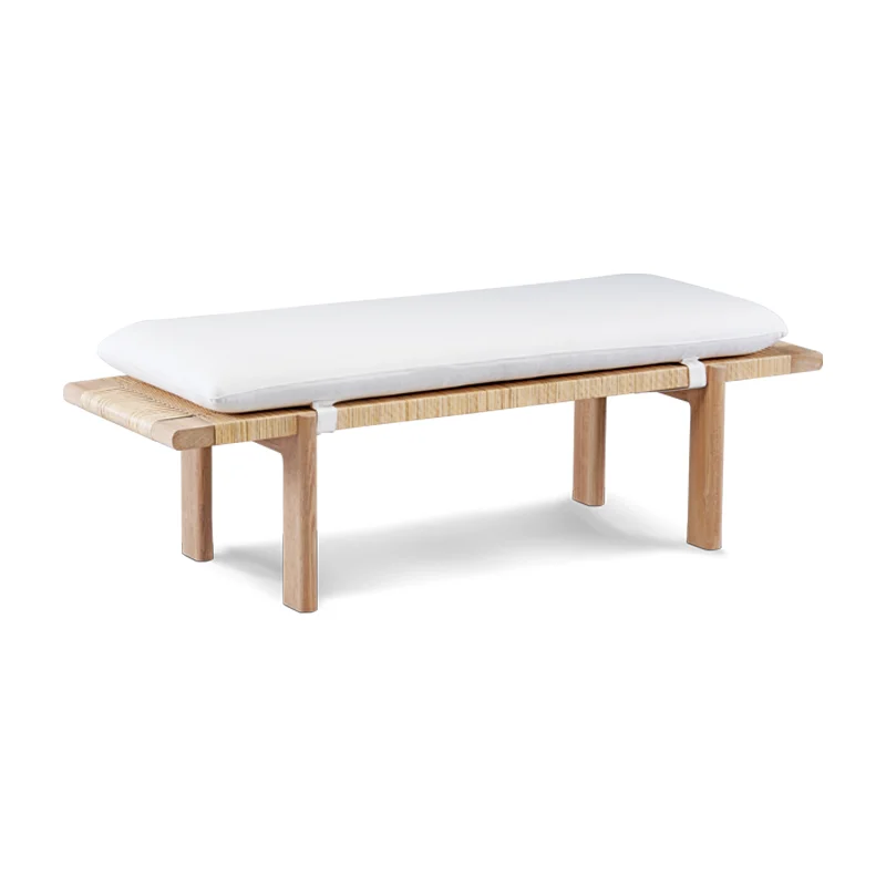 rattan bed end bench