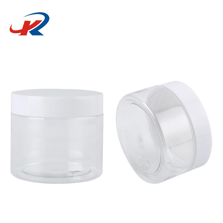Cosmetics Storage Container 80g 100ml 120ml 150ml 180ml Clear PET plastic Jar with screw cap