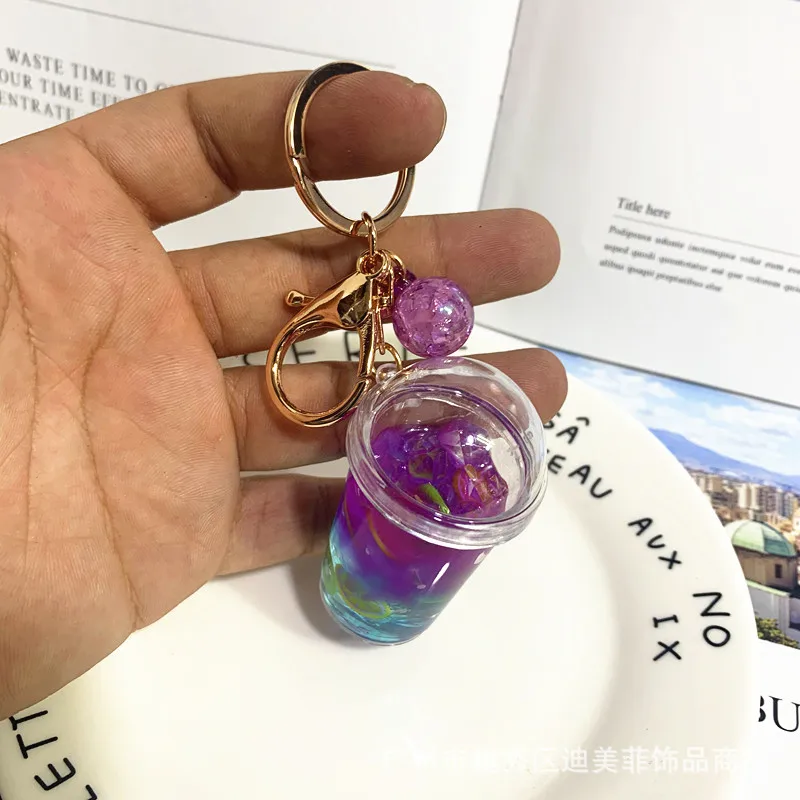 Мультяшный креативный брелок для ключей с подвеской в виде мороженого